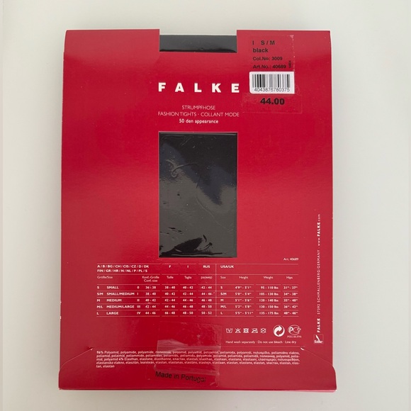 Falke Fashion Hose - Black - S/M - Picture 2 of 2